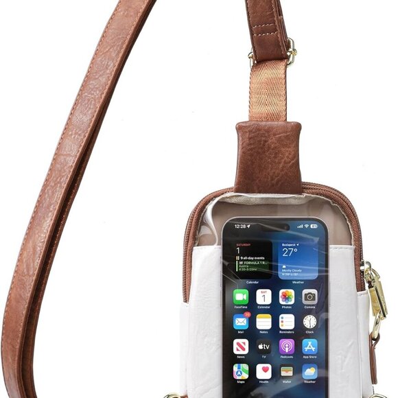 Sling Bag for Women Touchscreen Small Crossbody Cell Phone Purse Fanny Pack - Picture 1 of 7